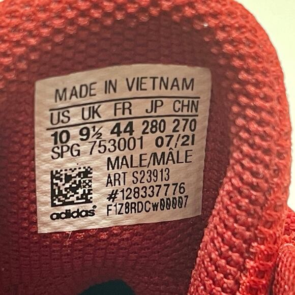 adidas Icon 7 MD Baseball Cleats Mens Sz 10 Red Ironskin I.1.9 Sporty - Picture 16 of 16